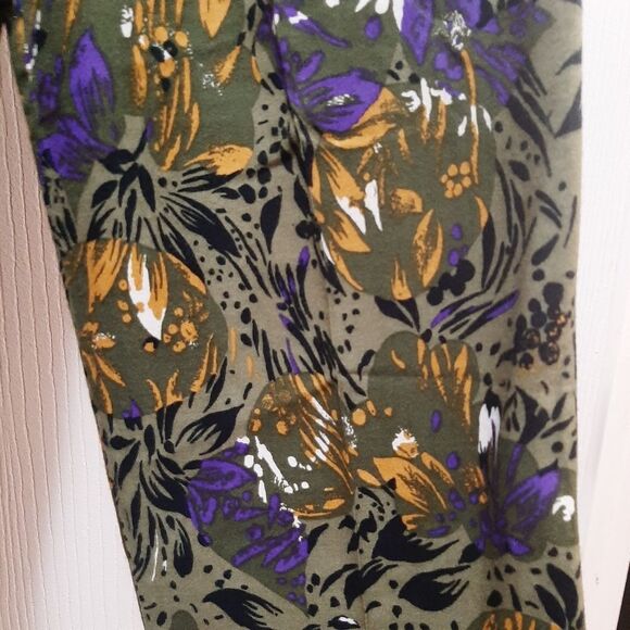 Vintage Turn On  Boho Lagen Look High Elastic Waist Pants Large - Picture 4 of 7